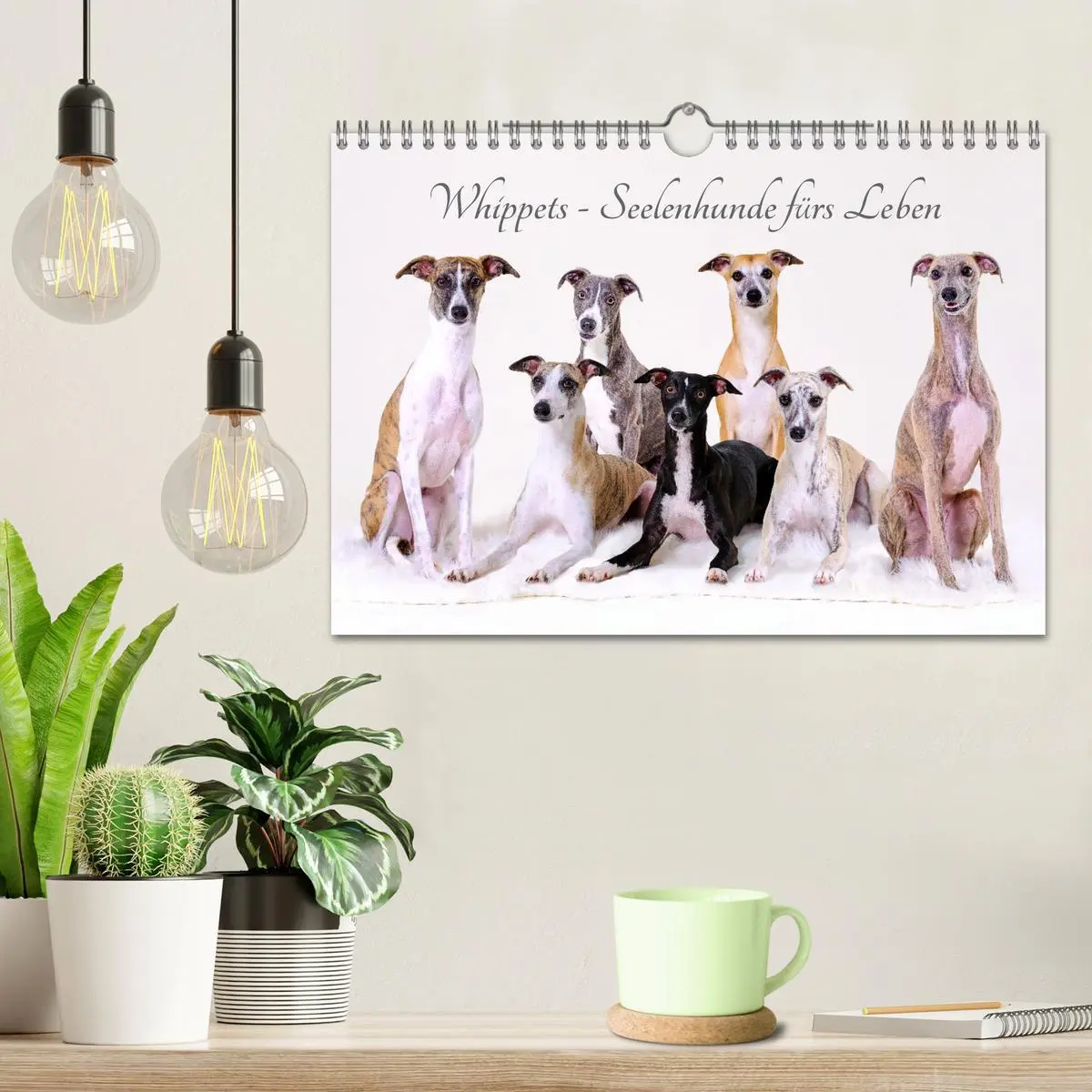 Bild: 9783457370209 | Whippets - Seelenhunde fürs Leben (Wandkalender 2026 DIN A4 quer),...