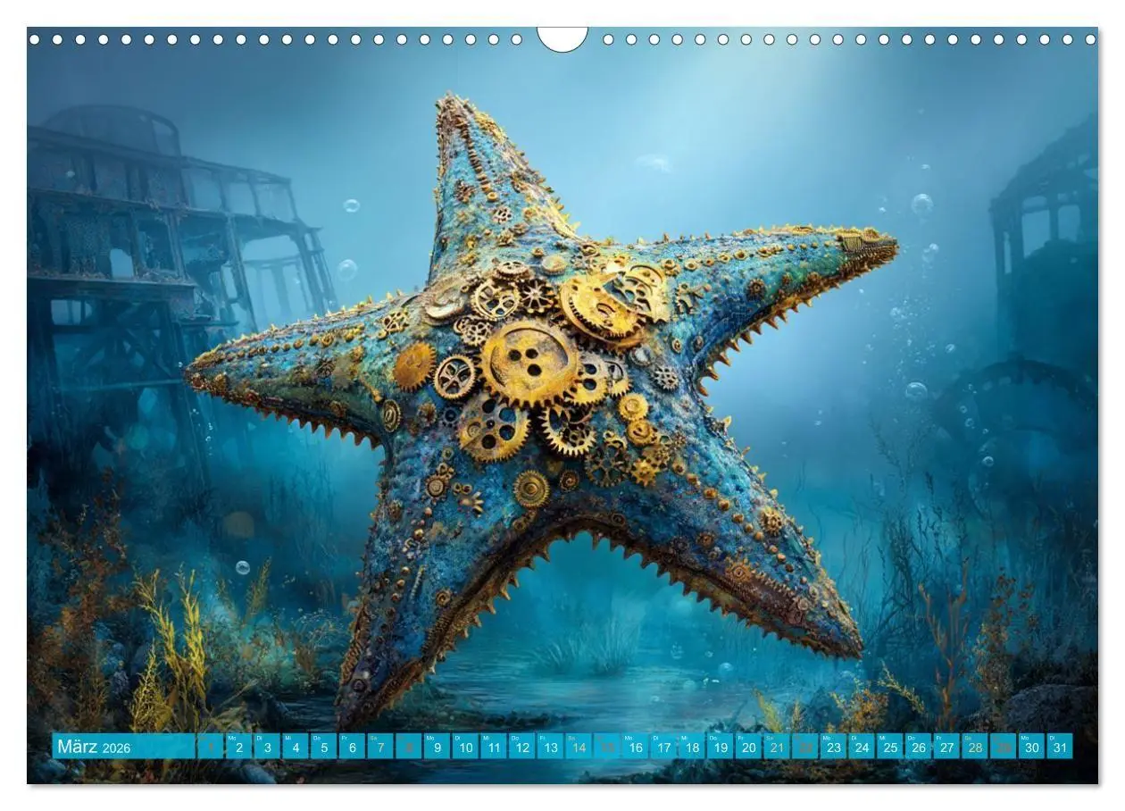 Bild: 9783516600209 | Aqua Mechanica - Steampunk unter dem Meer (Wandkalender 2026 DIN A3...