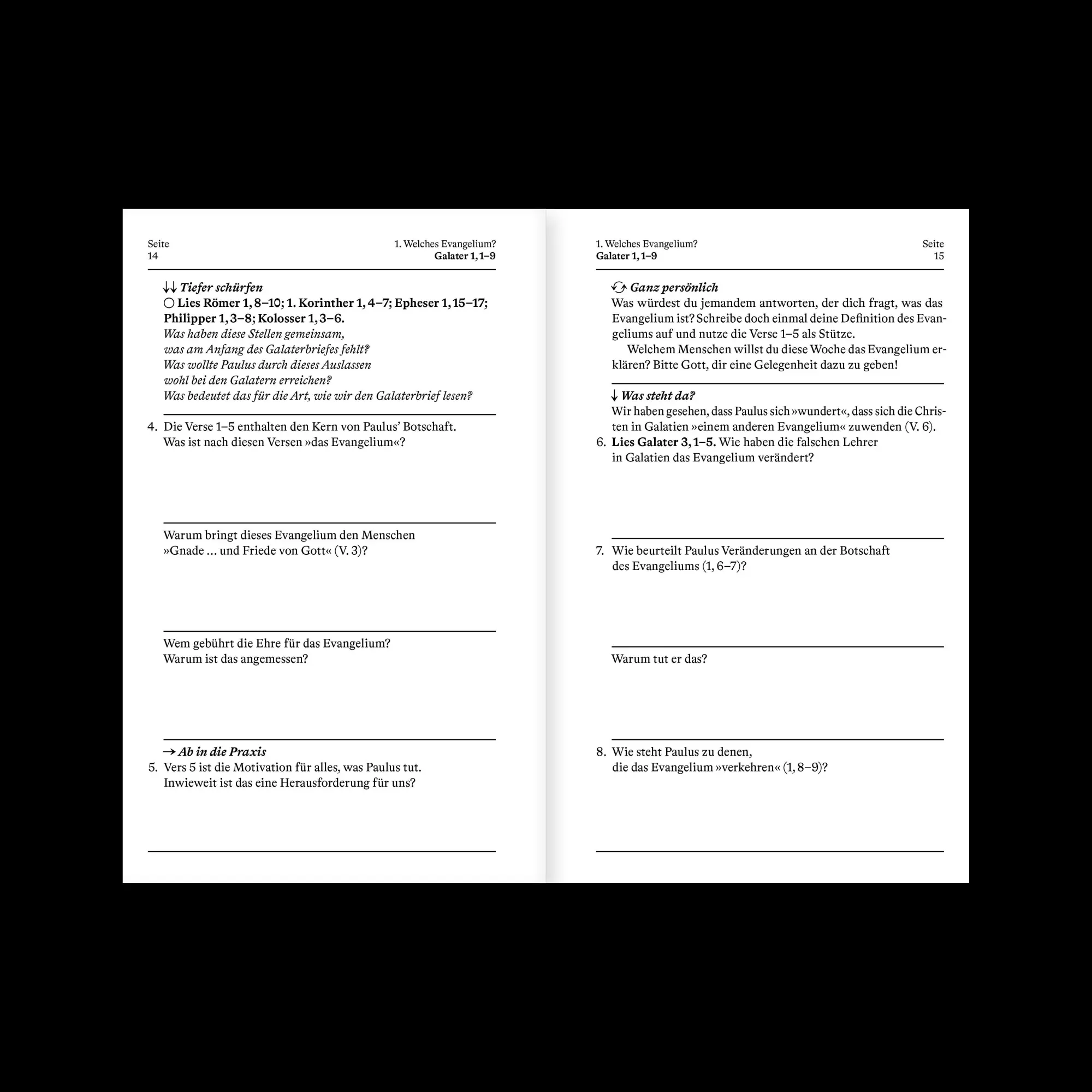 Bild: 9783986650209 | Galater Arbeitsheft (Die Bibel erklärt) | Arbeitsheft | Timothy Keller