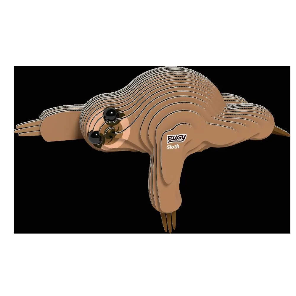 Bild: 9421035150309 | EUGY - 3D Bastelset Faultier | Kit (Bastelset) | In Karton | 650032