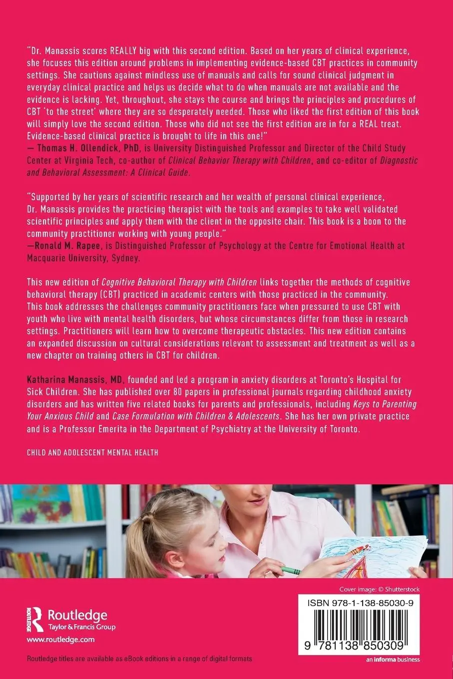Rückseite: 9781138850309 | Cognitive Behavioral Therapy with Children | Katharina Manassis | Buch