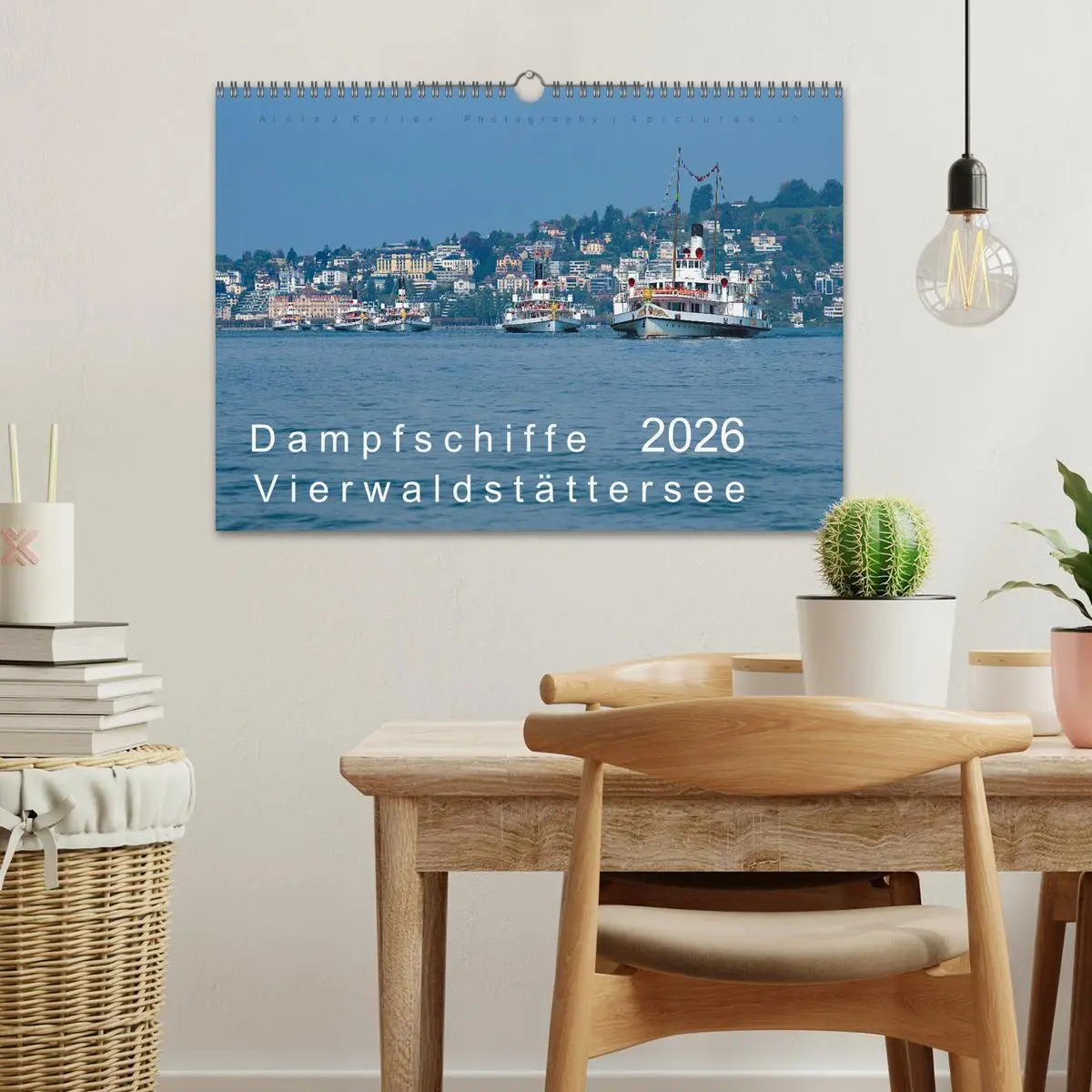 Bild: 9783457670309 | Dampfschiffe Vierwaldstättersee (Wandkalender 2026 DIN A3 quer),...