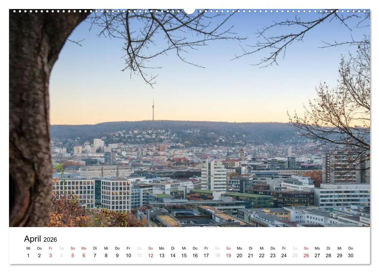 Bild: 9783457980309 | stadtansichten stuttgart (hochwertiger Premium Wandkalender 2026...