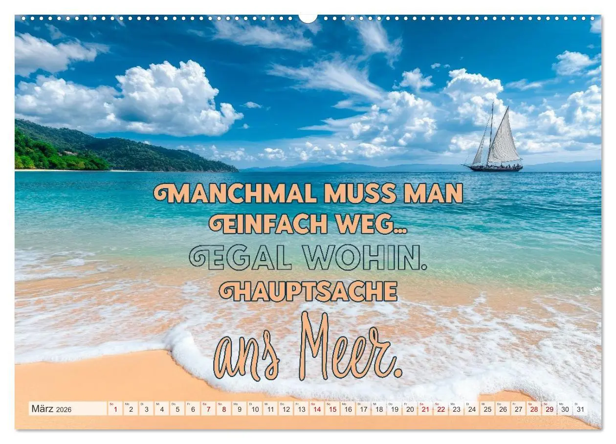 Bild: 9783516210309 | KÜSTENZAUBER Sehnsucht nach Meer (Wandkalender 2026 DIN A2 quer),...