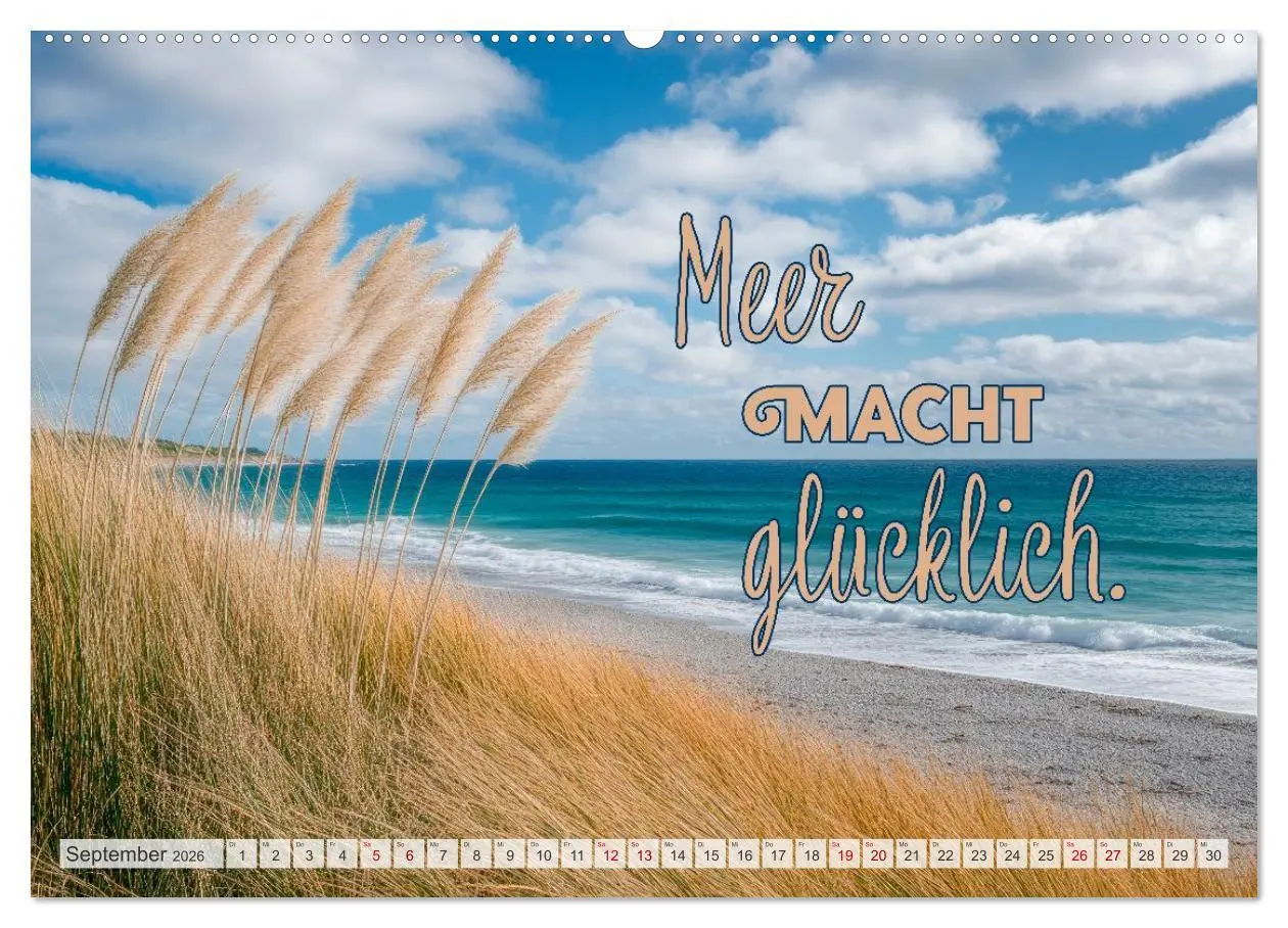 Bild: 9783516210309 | KÜSTENZAUBER Sehnsucht nach Meer (Wandkalender 2026 DIN A2 quer),...