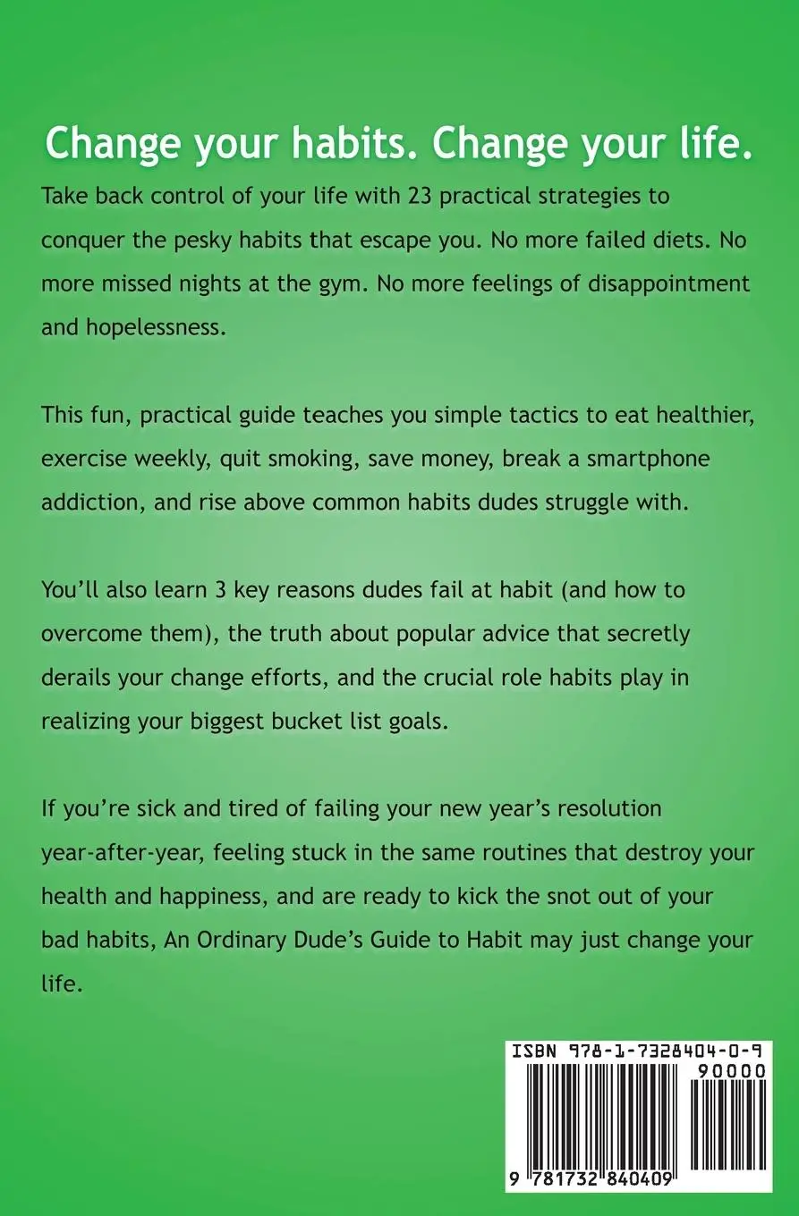 Rückseite: 9781732840409 | An Ordinary Dude's Guide to Habit | John Weiler | Taschenbuch | 2018