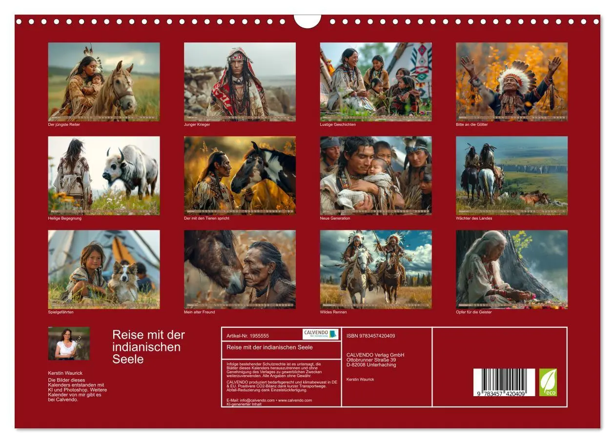 Bild: 9783457420409 | Reise mit der indianischen Seele (Wandkalender 2026 DIN A3 quer),...