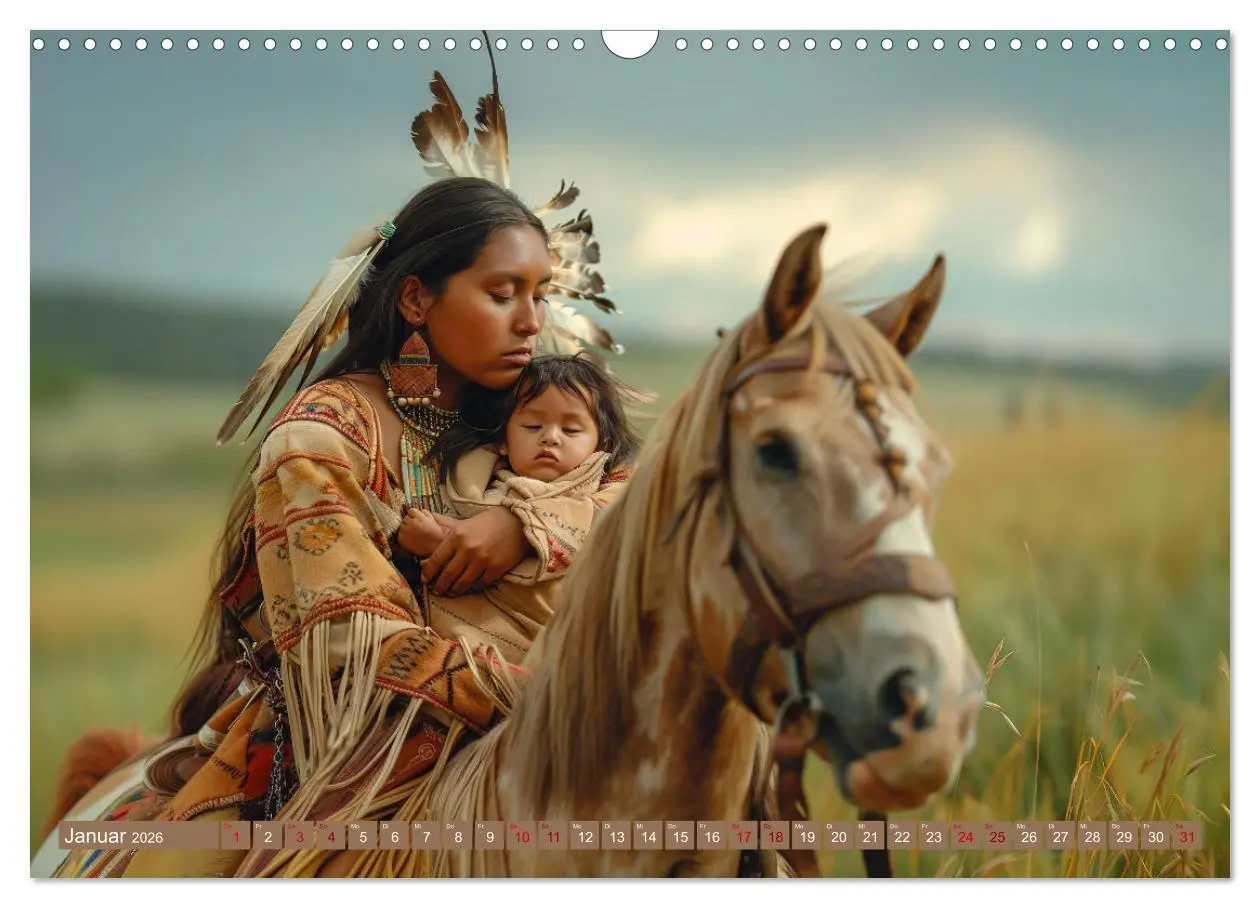 Bild: 9783457420409 | Reise mit der indianischen Seele (Wandkalender 2026 DIN A3 quer),...