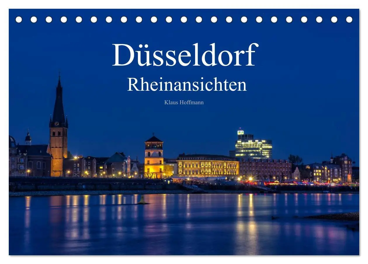 Cover: 9783516060409 | Düsseldorf - Rheinansichten (Tischkalender 2026 DIN A5 quer),...