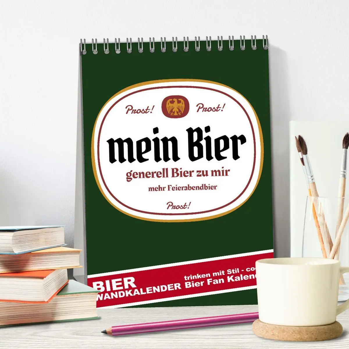Bild: 9783516370409 | BIER Wandkalender -Trinken mit Stil (Tischkalender 2026 DIN A5...