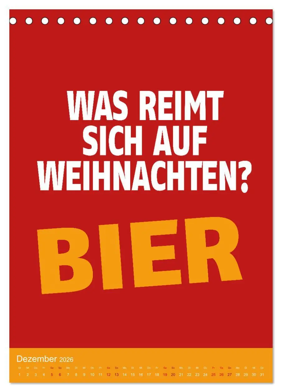 Bild: 9783516370409 | BIER Wandkalender -Trinken mit Stil (Tischkalender 2026 DIN A5...