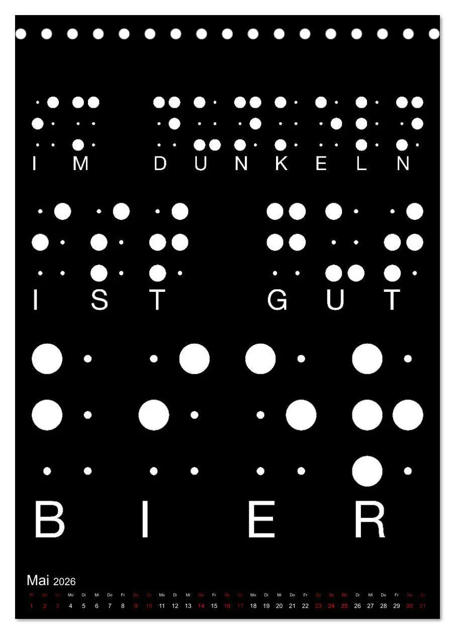 Bild: 9783516370409 | BIER Wandkalender -Trinken mit Stil (Tischkalender 2026 DIN A5...