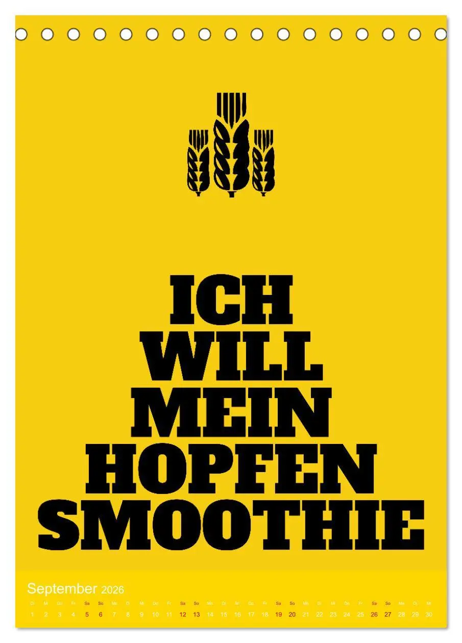 Bild: 9783516370409 | BIER Wandkalender -Trinken mit Stil (Tischkalender 2026 DIN A5...
