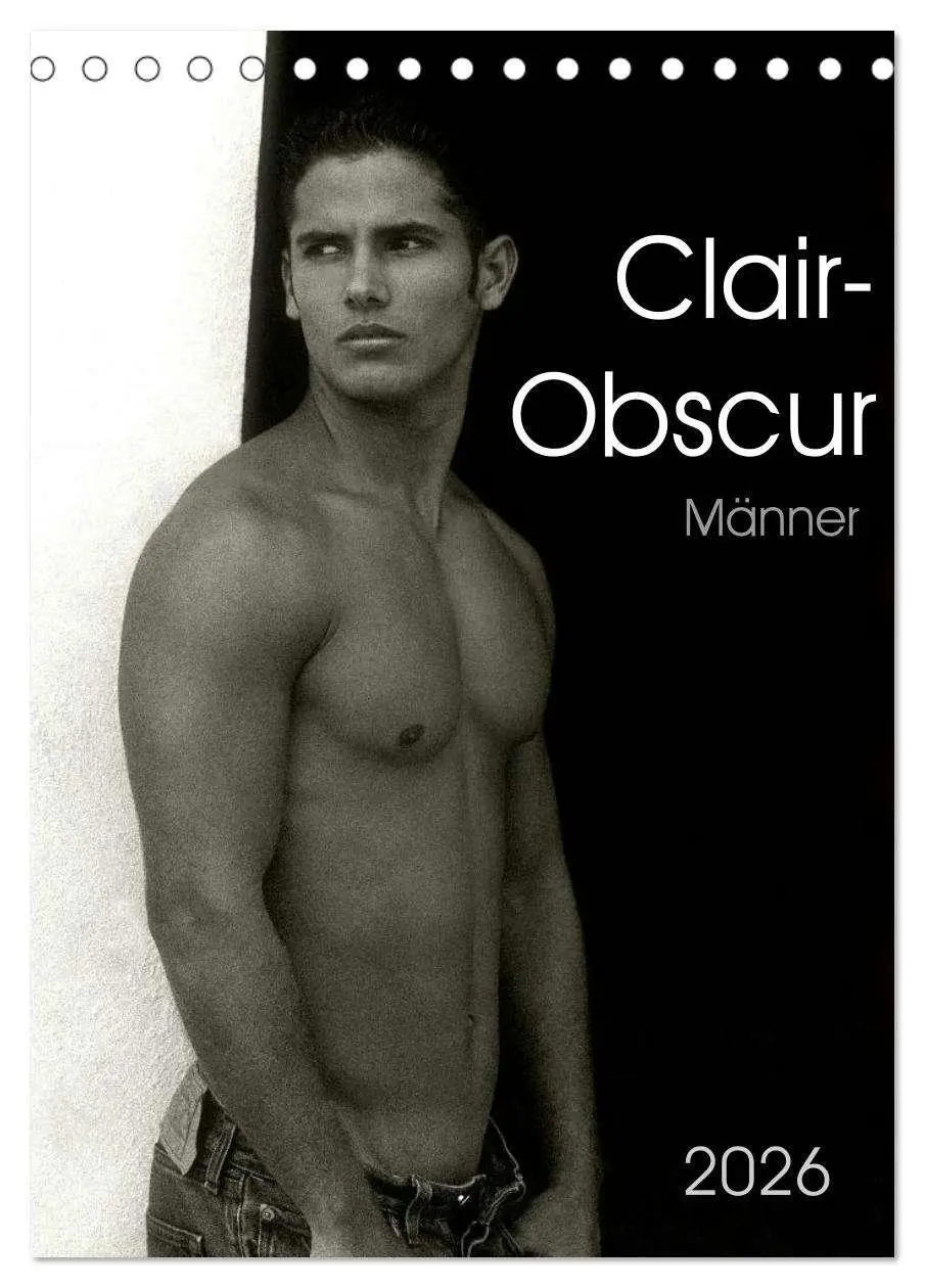 Cover: 9783516440409 | Clair-Obscur Männer 2026 (Tischkalender 2026 DIN A5 hoch), CALVENDO...
