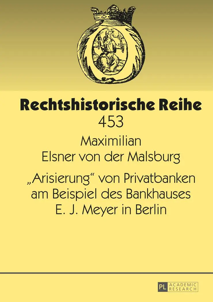 Cover: 9783631660409 | 'Arisierung' von Privatbanken am Beispiel des Bankhauses E. J....
