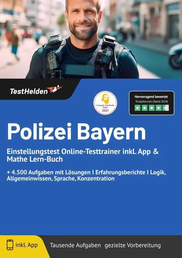 Cover: 9783985400409 | Polizei Bayern Einstellungstest Online-Testtrainer inkl. App &amp;...