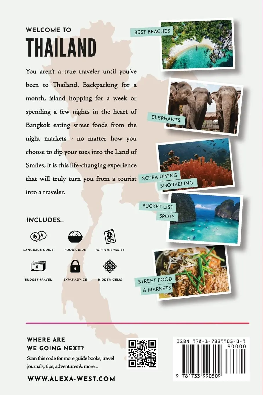 Rückseite: 9781733990509 | Thailand | The Solo Girl's Travel Guide | Alexa West | Taschenbuch