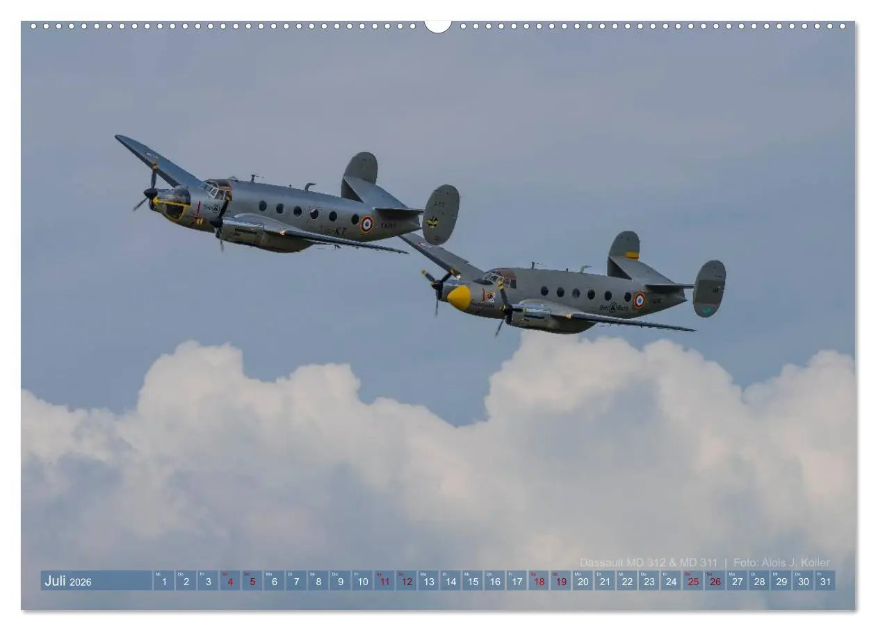 Bild: 9783457890509 | Historische Propellerflugzeuge 2026 (Wandkalender 2026 DIN A2...