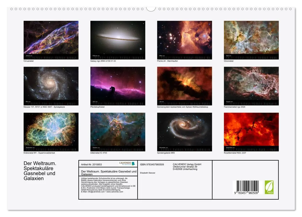 Bild: 9783457960509 | Der Weltraum. Spektakuläre Gasnebel und Galaxien (hochwertiger...
