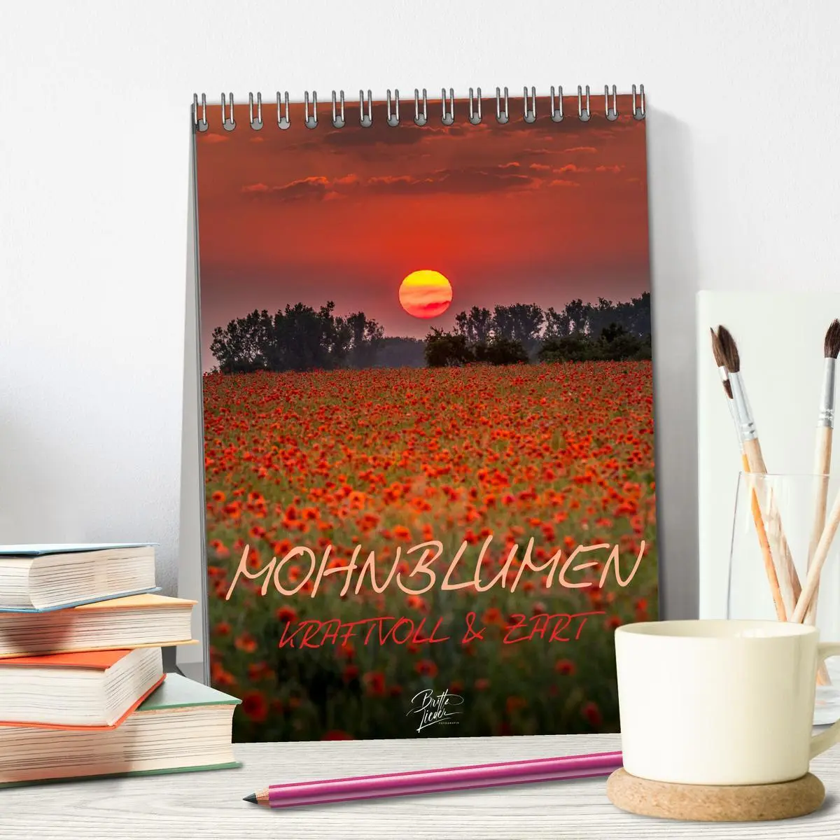 Bild: 9783516360509 | Mohnblumen - kraftvoll und zart (Tischkalender 2026 DIN A5 hoch),...