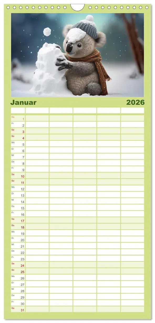 Bild: 9783516500509 | Familienplaner 2026 - Die Koalas sind los! Ein Jahr voller...