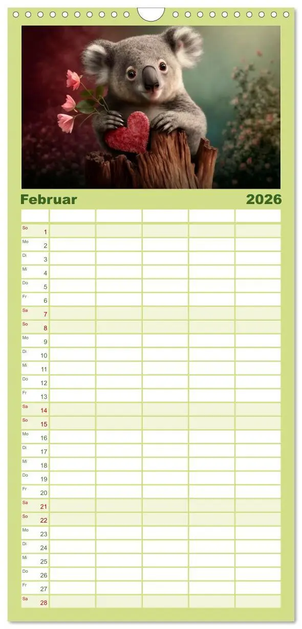 Bild: 9783516500509 | Familienplaner 2026 - Die Koalas sind los! Ein Jahr voller...