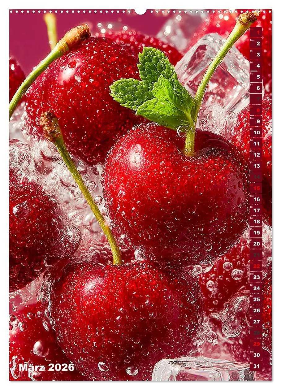 Bild: 9783516670509 | Fruchtige Erfrischung - Küchenkalender mit bunten Früchten im...