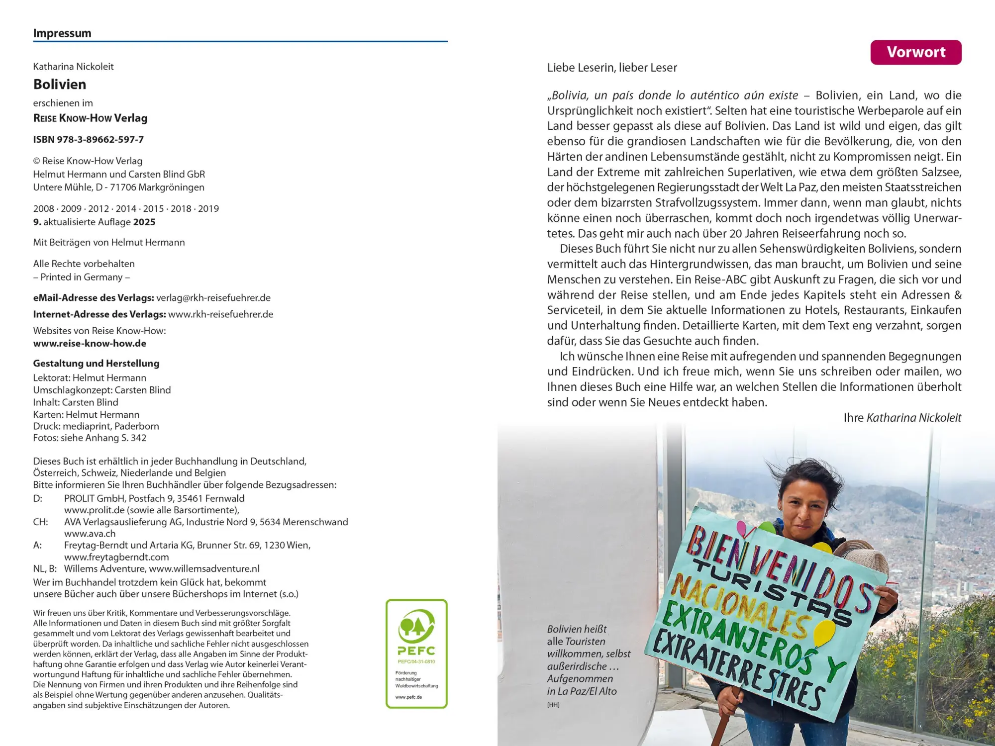 Bild: 9783689860509 | Reise Know-How Reiseführer Bolivien | Katharina Nickoleit | Buch
