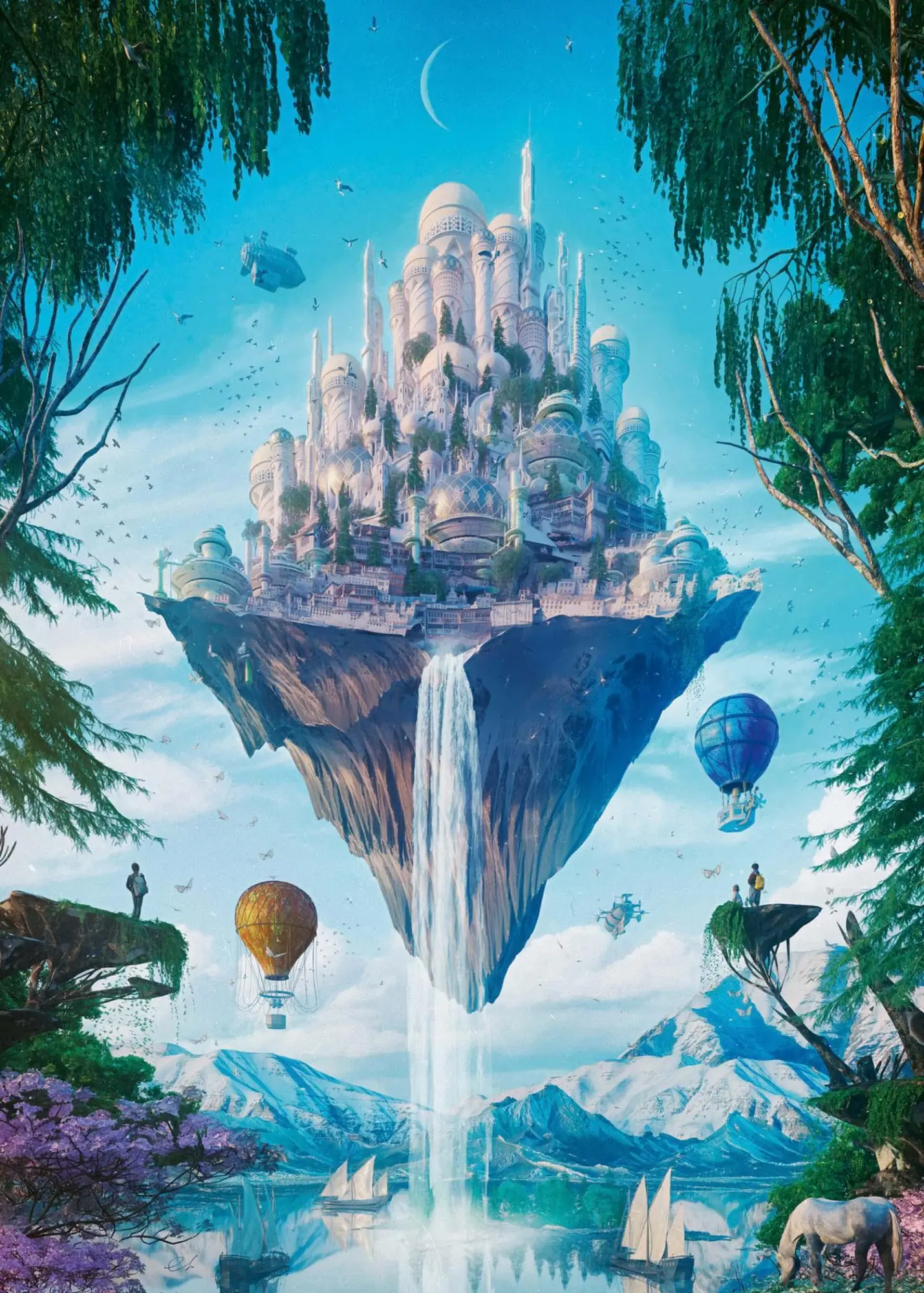 Bild: 4001689300609 | Sky Isle | 1000 Teile | Spiel | Fantasy Puzzlereihe Heye | 30060