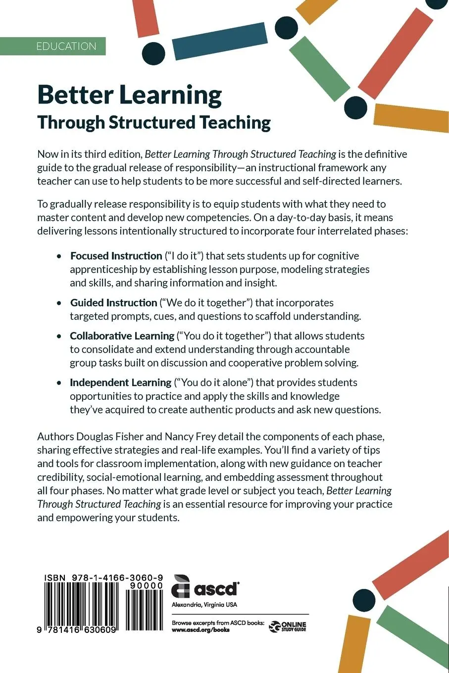 Rückseite: 9781416630609 | Better Learning Through Structured Teaching | Douglas Fisher (u. a.)