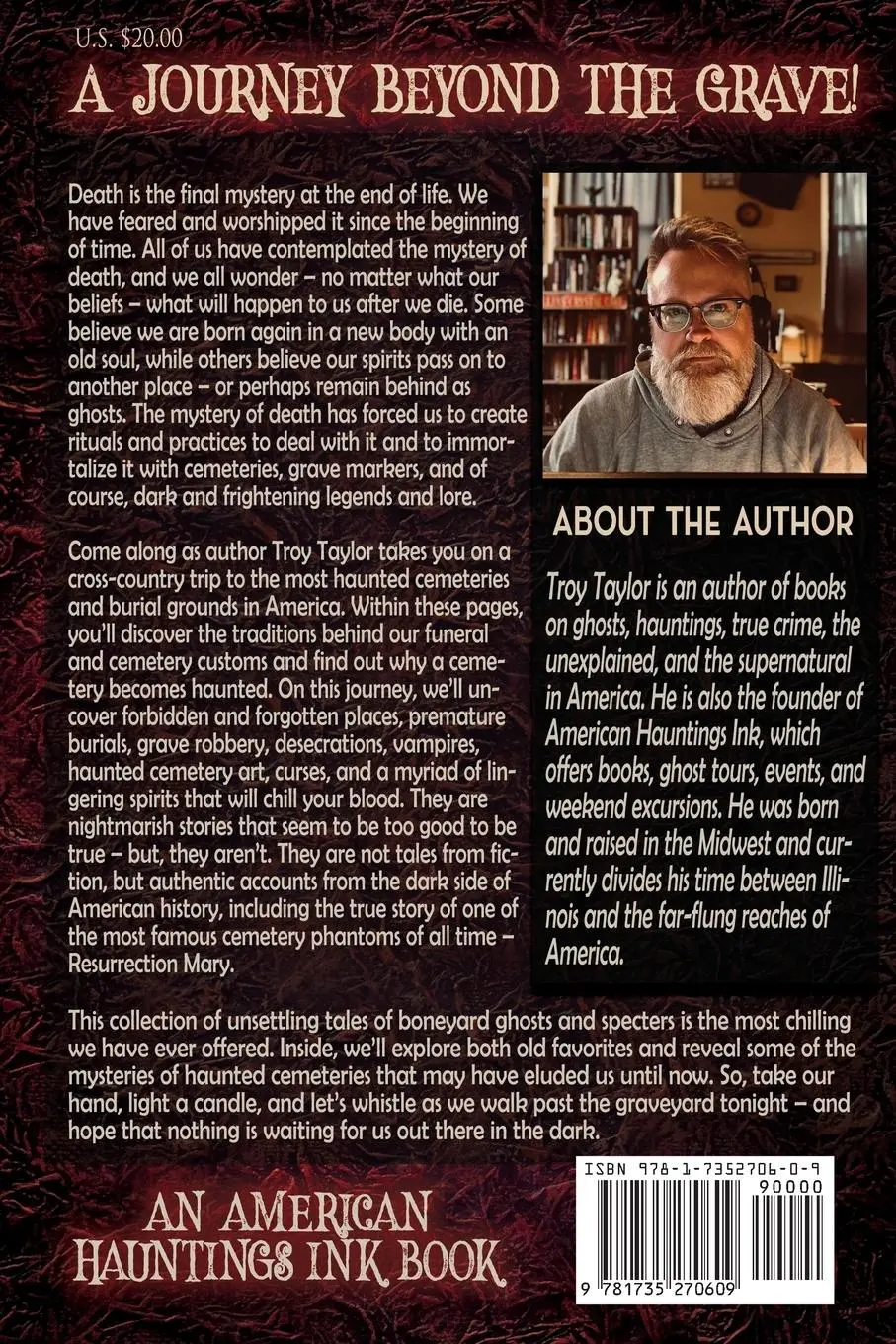 Rückseite: 9781735270609 | In the Boneyard: History and Horror of America's Haunted Cemeteries