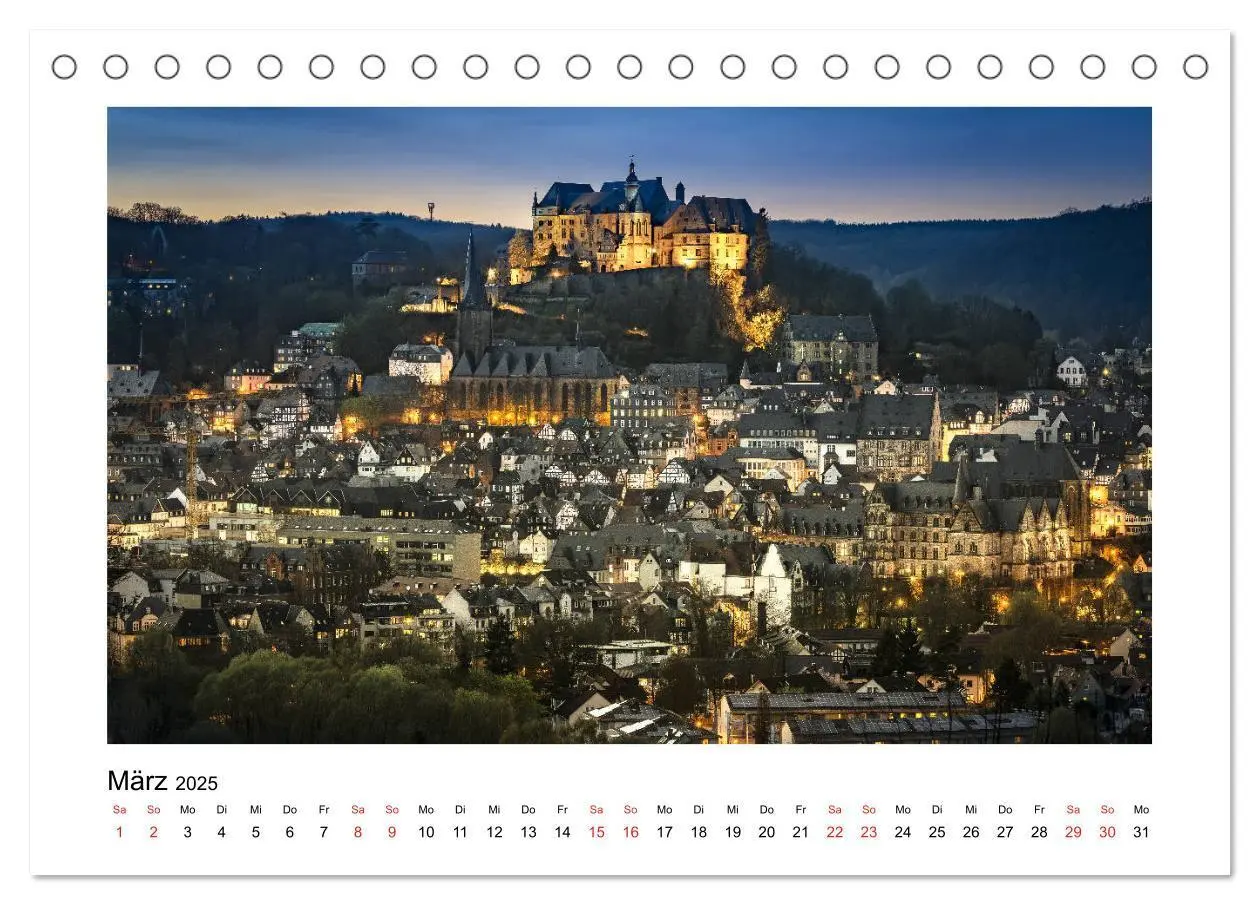 Bild: 9783435310609 | Marburg an der Lahn - ein Jahr in Bildern (Tischkalender 2025 DIN...
