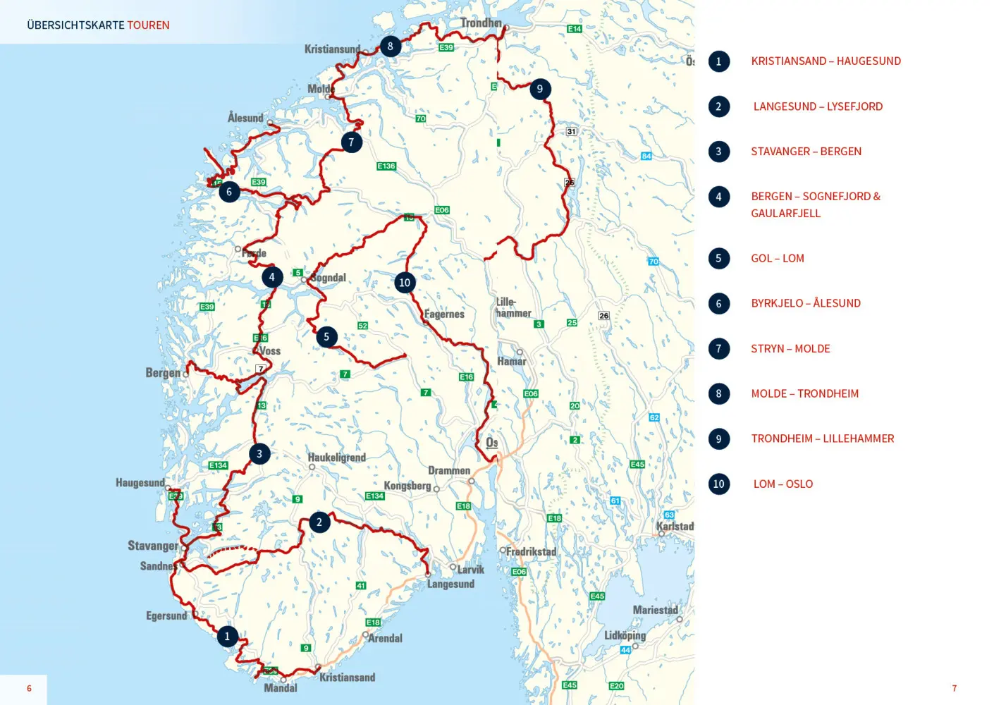 Rückseite: 9783965990609 | Motorrad Reiseführer Fjord-Norwegen | BikerBetten Motorradreisebuch