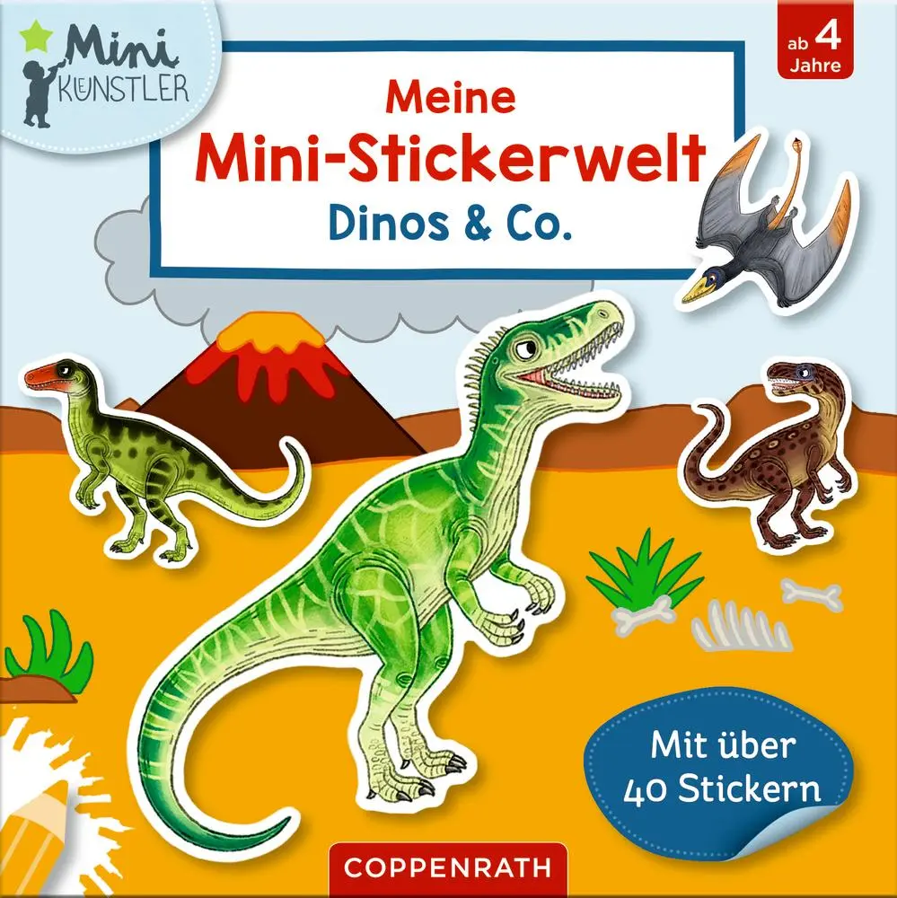 Cover: 4050003950709 | Meine Mini-Stickerwelt - Dinos &amp; Co. | Mit über 40 Stickern | Warnecke