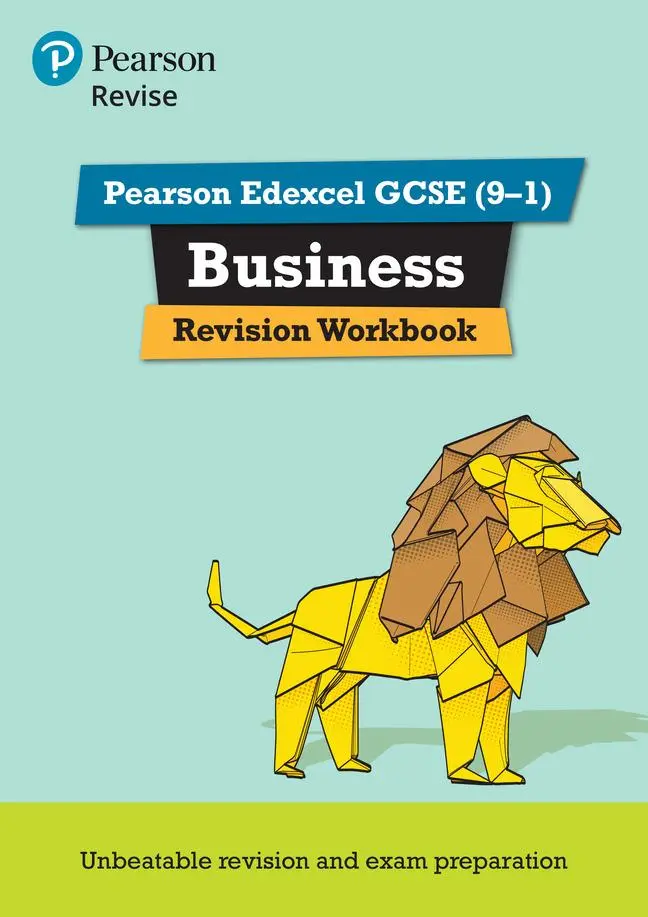 Cover: 9781292190709 | Pearson REVISE Edexcel GCSE Business Revision Workbook - for 2025...
