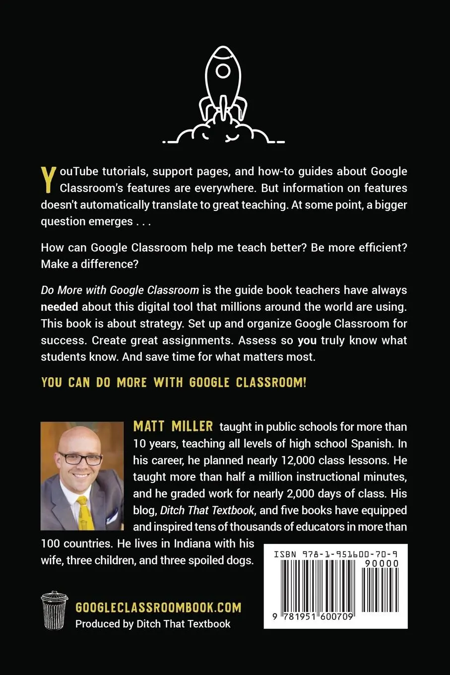 Rückseite: 9781951600709 | Do More with Google Classroom | Matt Miller | Taschenbuch | Englisch