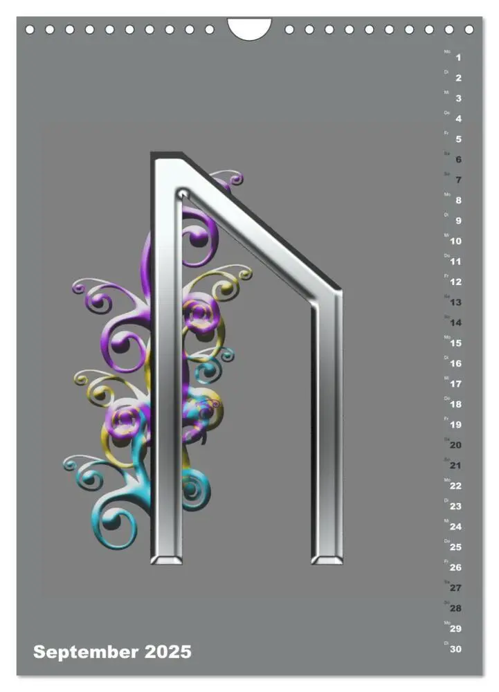 Bild: 9783383760709 | Germanische Runen (Wandkalender 2025 DIN A4 hoch), CALVENDO...