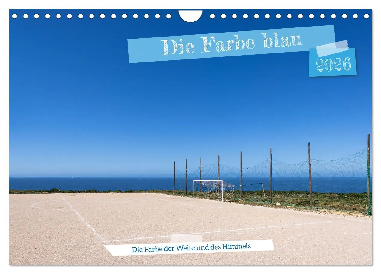 Cover: 9783457320709 | Die Farbe blau - Die Farbe der Weite und des Himmels (Wandkalender...