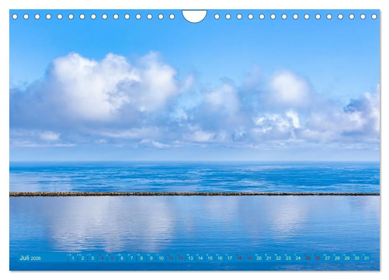 Bild: 9783457320709 | Die Farbe blau - Die Farbe der Weite und des Himmels (Wandkalender...