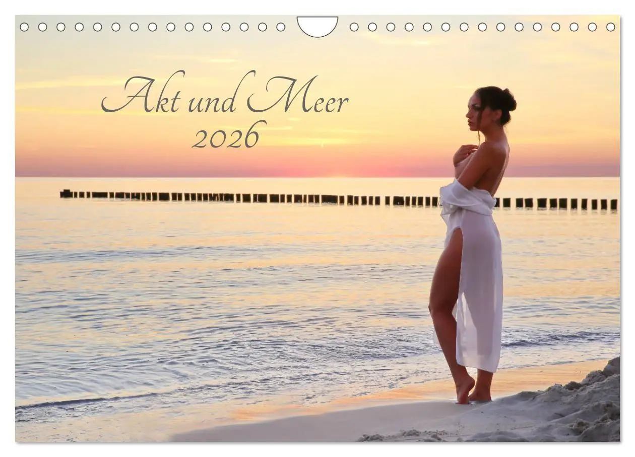Cover: 9783457940709 | Akt und Meer (Wandkalender 2026 DIN A4 quer), CALVENDO Monatskalender