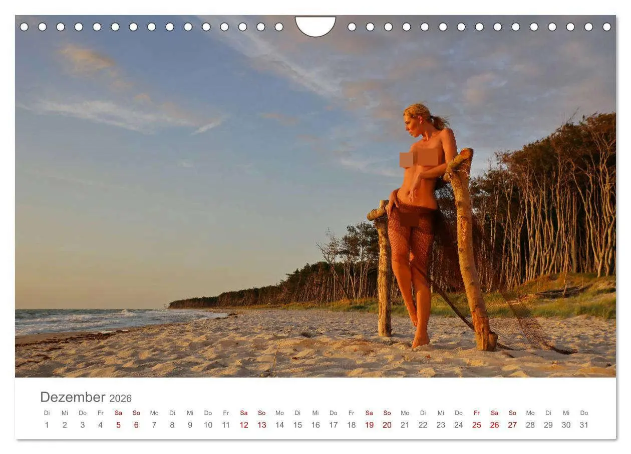 Bild: 9783457940709 | Akt und Meer (Wandkalender 2026 DIN A4 quer), CALVENDO Monatskalender