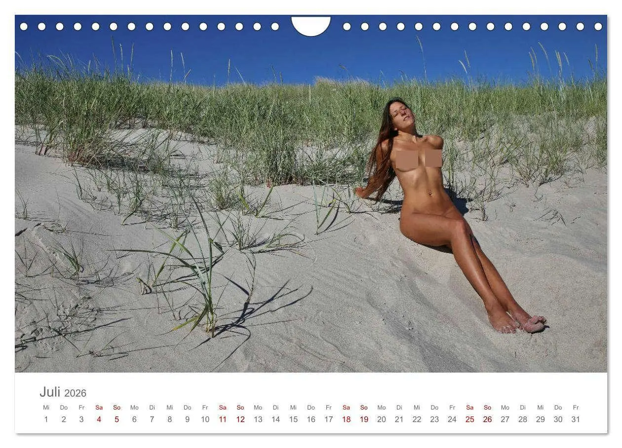 Bild: 9783457940709 | Akt und Meer (Wandkalender 2026 DIN A4 quer), CALVENDO Monatskalender