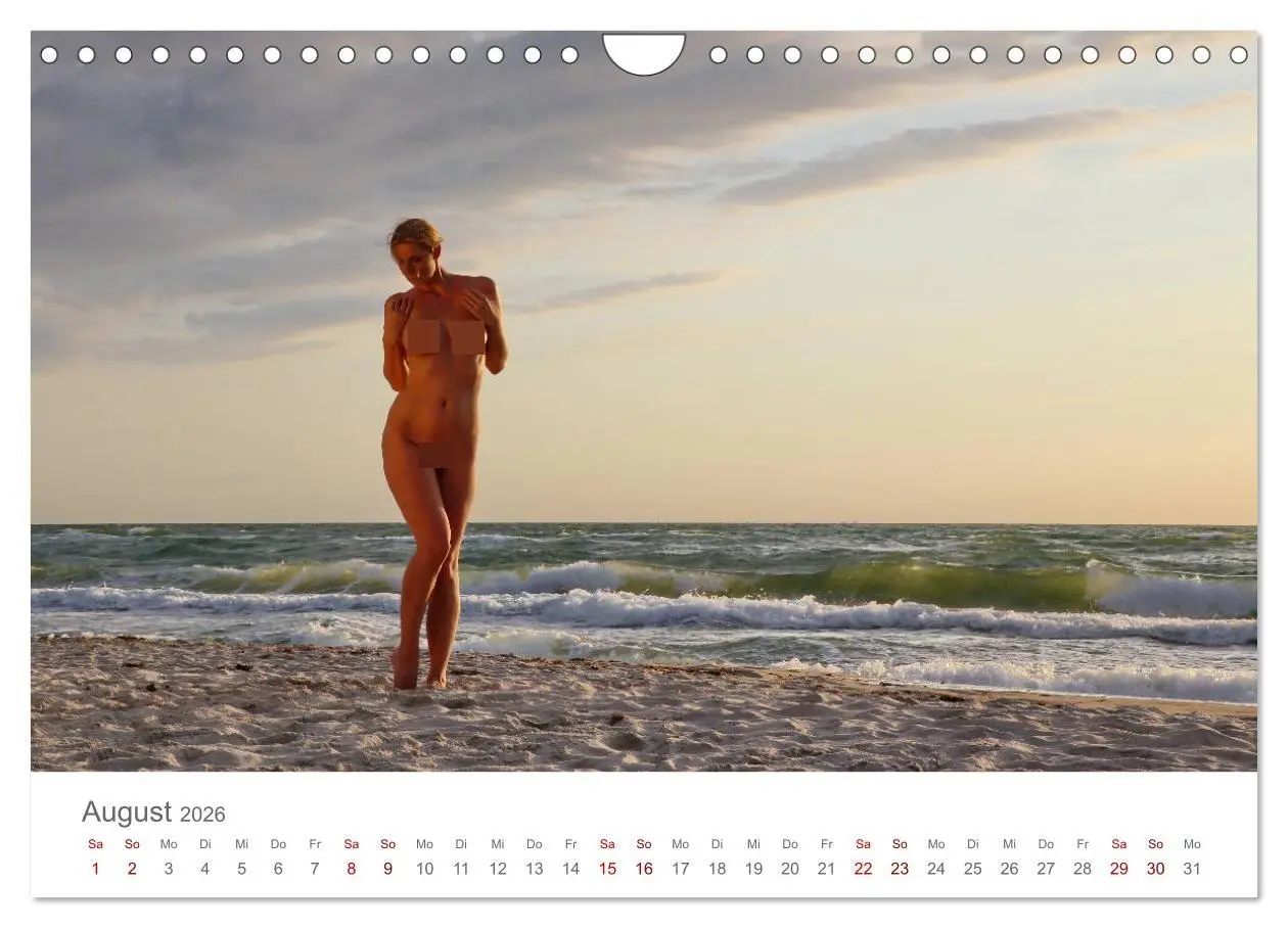Bild: 9783457940709 | Akt und Meer (Wandkalender 2026 DIN A4 quer), CALVENDO Monatskalender