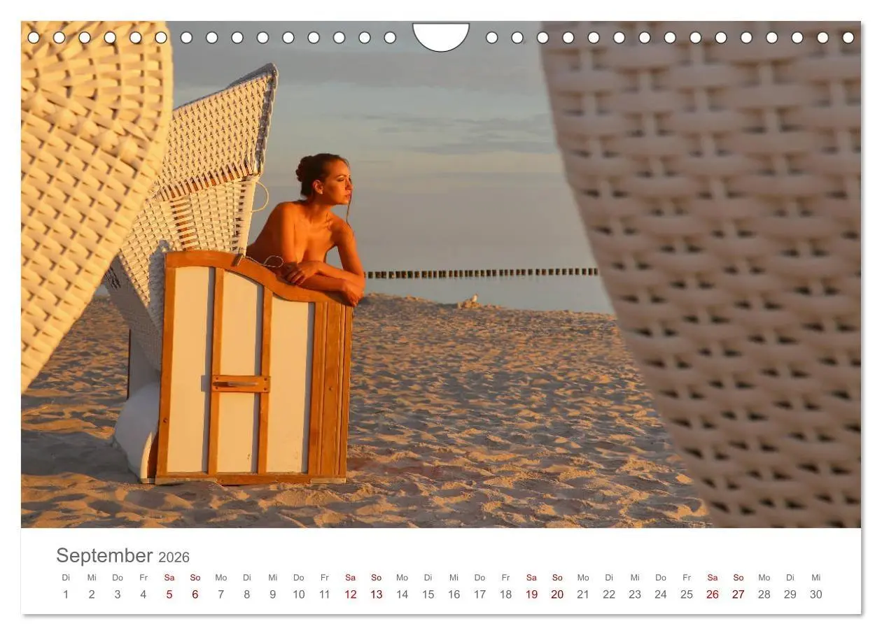 Bild: 9783457940709 | Akt und Meer (Wandkalender 2026 DIN A4 quer), CALVENDO Monatskalender