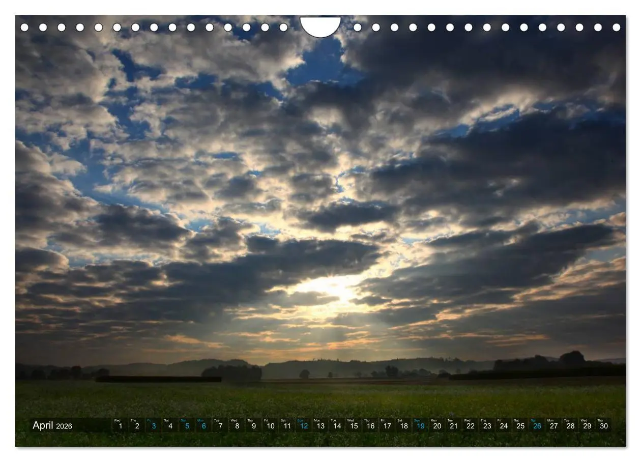 Bild: 9783516580709 | Cloud Appreciation (Wall Calendar 2026 DIN A4 landscape), CALVENDO...