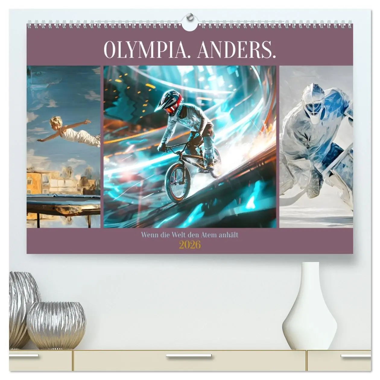 Cover: 9783516650709 | Olympia. Anders. (hochwertiger Premium Wandkalender 2026 DIN A2...