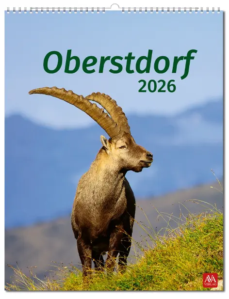 Cover: 9783985160709 | Oberstdorf 2026 | Bildkalender | AVA-Verlag Allgäu GmbH | Kalender