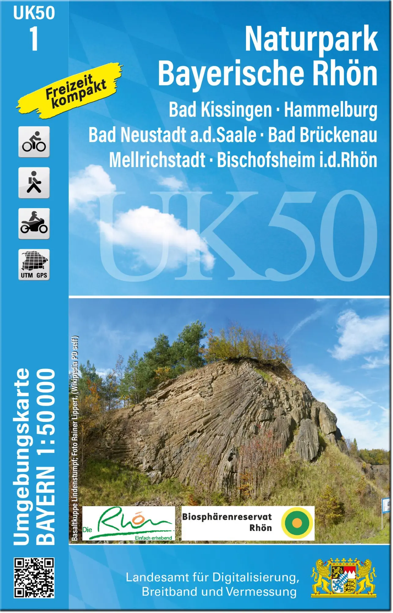 Cover: 9783987760709 | UK50-1 Naturpark Bayerische Rhön | Digitalisierung | (Land-)Karte