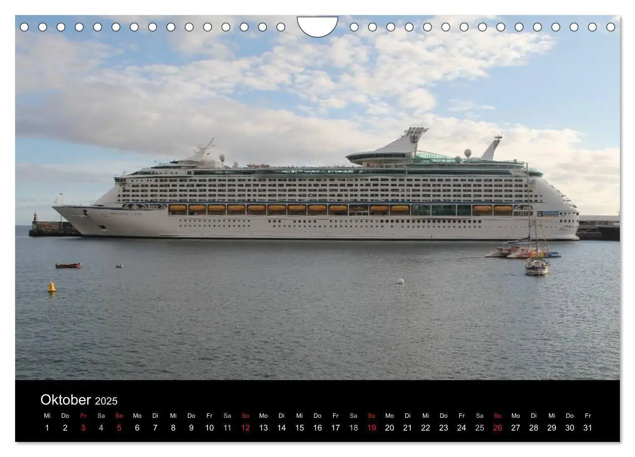 Bild: 9783435840809 | Kreuzfahrtschiffe in Europa (Wandkalender 2025 DIN A4 quer),...