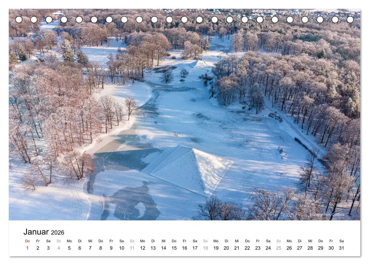 Bild: 9783457550809 | Die Lausitz - Landmarken der Nieder- und Oberlausitz (Tischkalender...